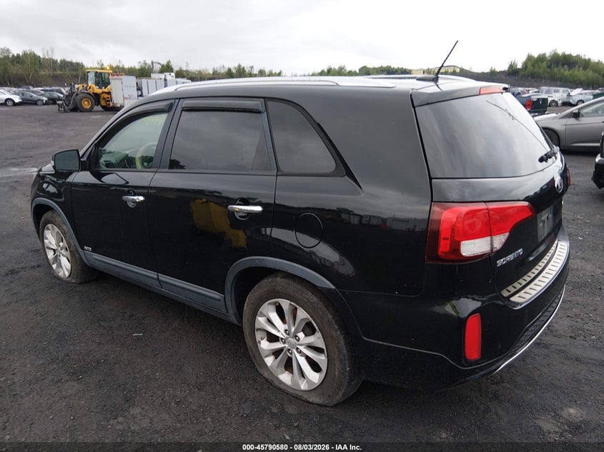 Vin: 5xykuda75eg524939, lot: 46289404, kia sorento ex v6 20143