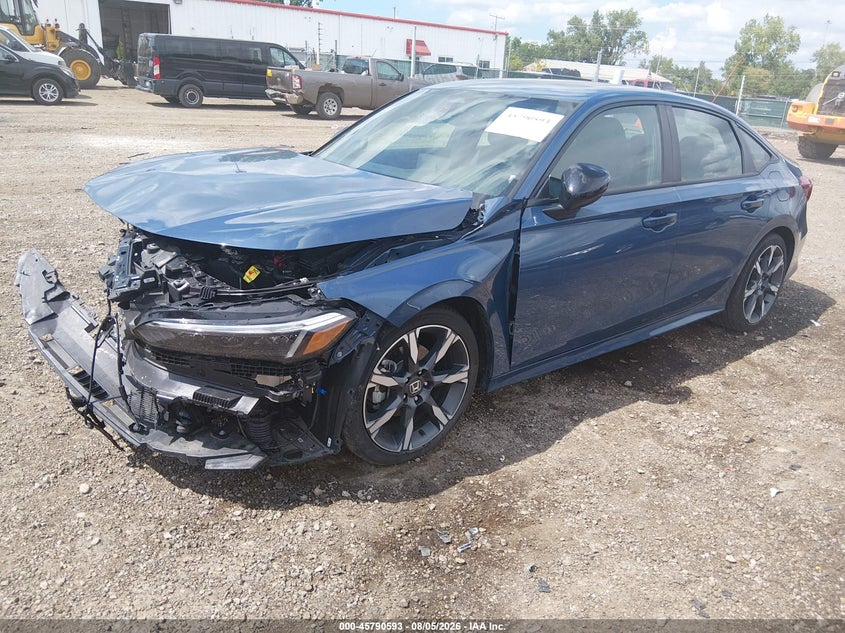 Vin: 2hgfe4f87sh342724, lot: 46289419, honda civic hybrid sport/sport touring 20252
