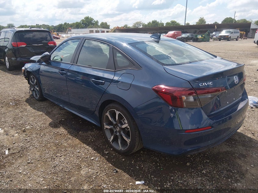 Vin: 2hgfe4f87sh342724, lot: 46289419, honda civic hybrid sport/sport touring 20253