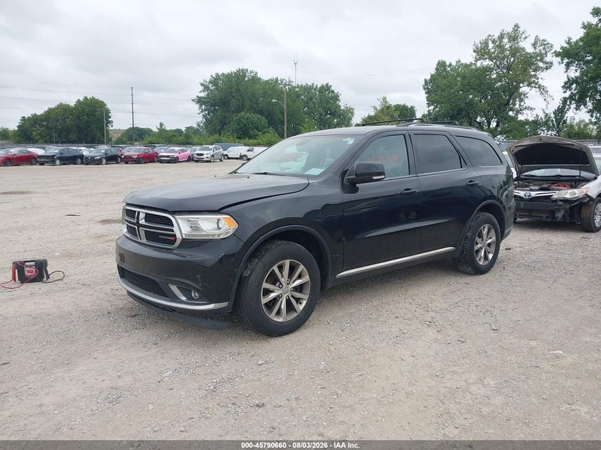 Vin: 1c4rdjdg3ec481747, lot: 46289491, dodge durango limited 20142