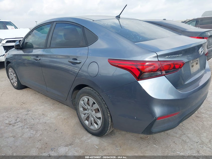 Vin: 3kpc24a31ke055476, lot: 46289528, hyundai accent se 20193