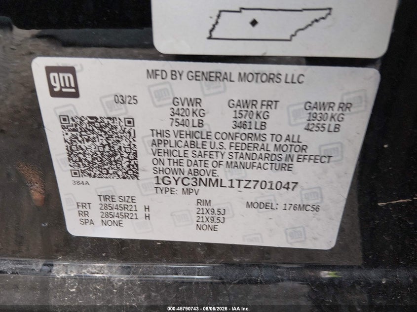 2026 CADILLAC VISTIQ auction photo 8
