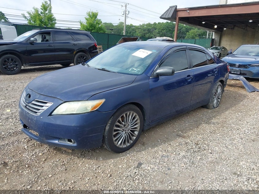 2007 Toyota Camry, Rear, IAAI, VIN 4T1BB46K67U008203 — photo 2