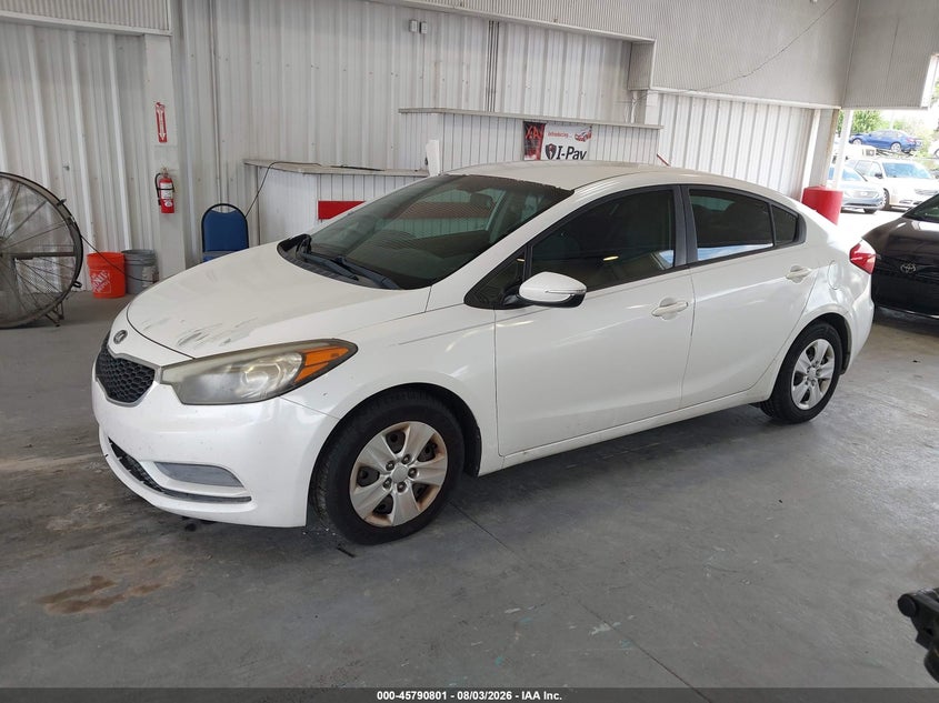 Vin: knafx4a69f5323889, lot: 46289632, kia forte lx 20152
