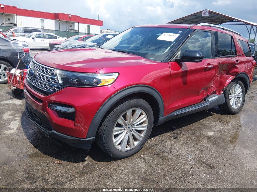 Vin: 1fmsk8fh2lgc97343, lot: 46289633, ford explorer limited 20202
