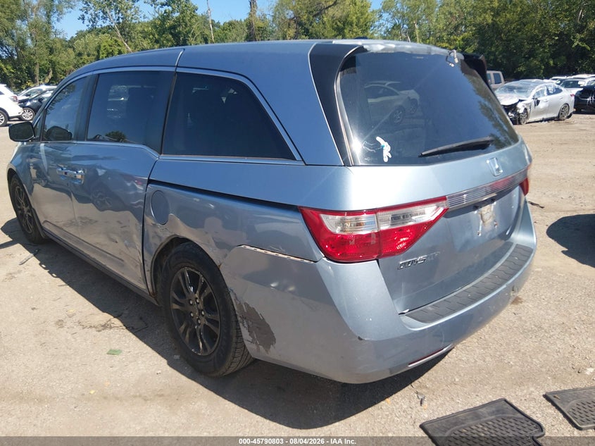 Vin: 5fnrl5h67bb014227, lot: 46289634, honda odyssey ex-l 20113