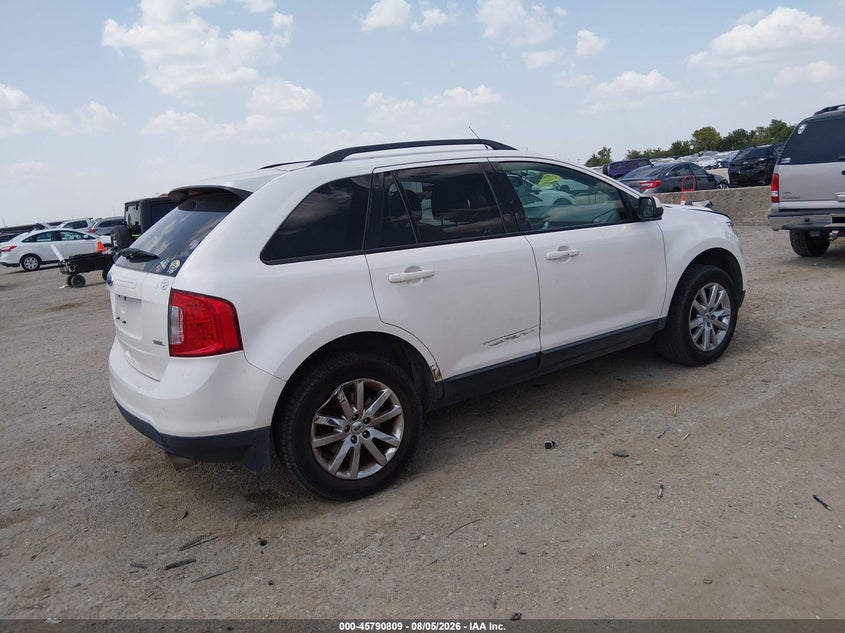 Vin: 2fmdk3jc4cba69259, lot: 46289640, ford edge sel 20124