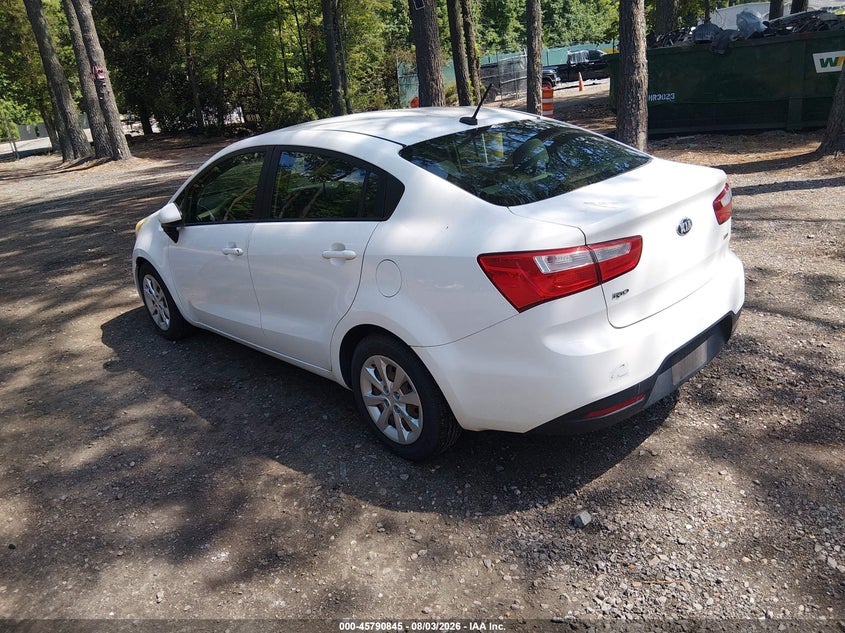 Vin: knadm4a34f6425407, lot: 46289676, kia rio lx 20153