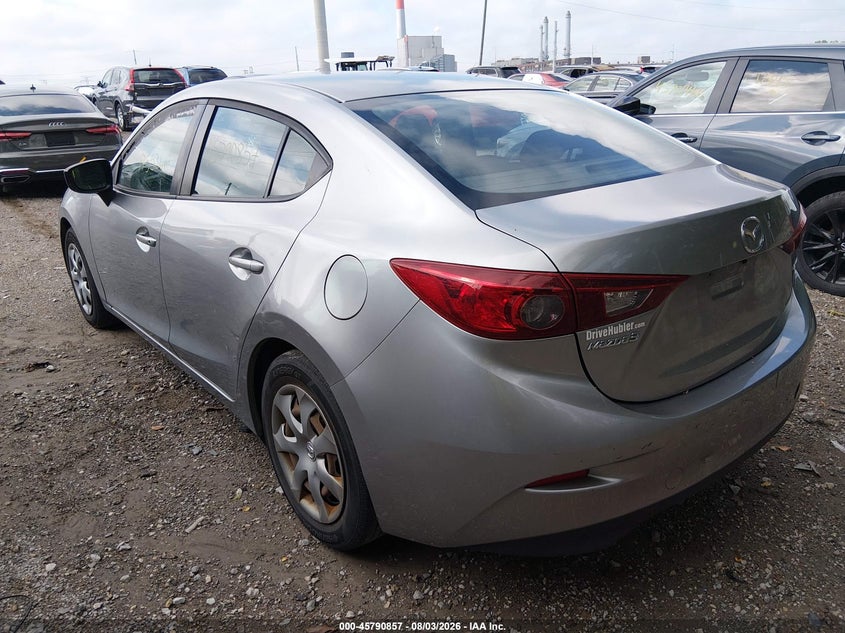 Vin: jm1bm1u74e1148812, lot: 46289688, mazda mazda3 i sport 20143