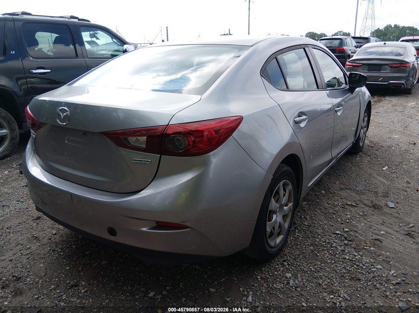 Vin: jm1bm1u74e1148812, lot: 46289688, mazda mazda3 i sport 20144