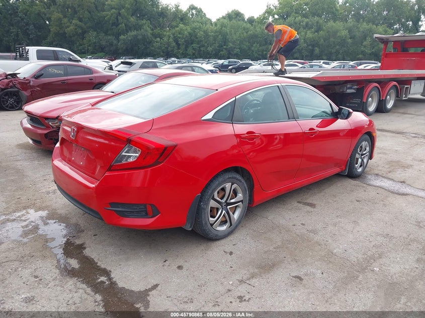 Vin: 2hgfc2f59jh541725, lot: 46289699, honda civic lx 20184