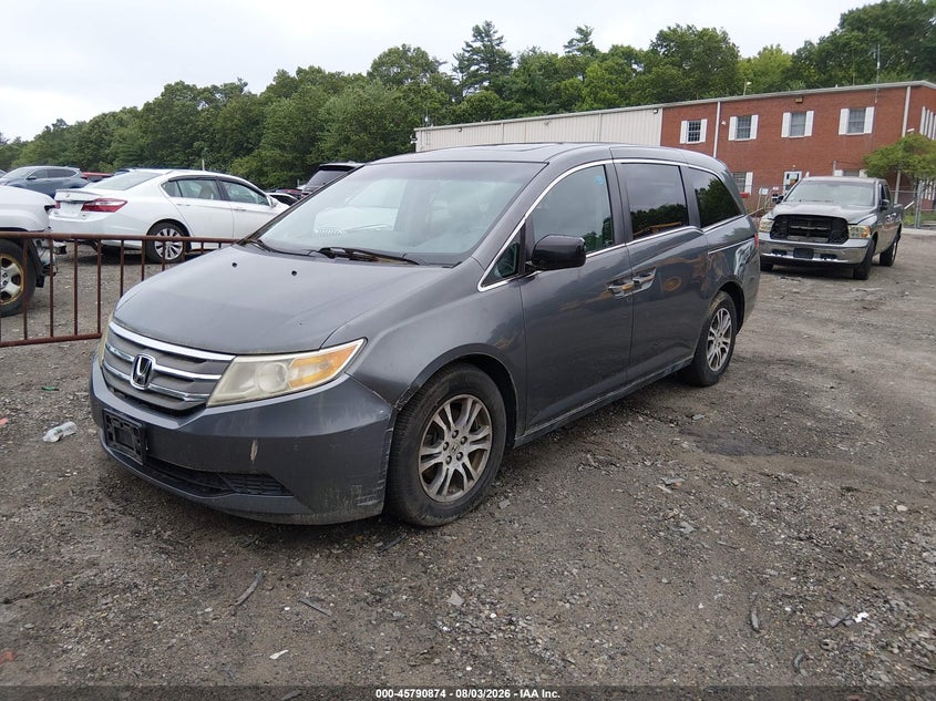 Vin: 5fnrl5h63bb068429, lot: 46289705, honda odyssey ex-l 20112