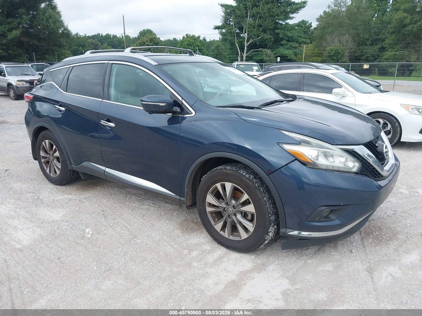 Vin: 5n1az2mg0fn275520, lot: 46289731, nissan murano sl 2015 img_1