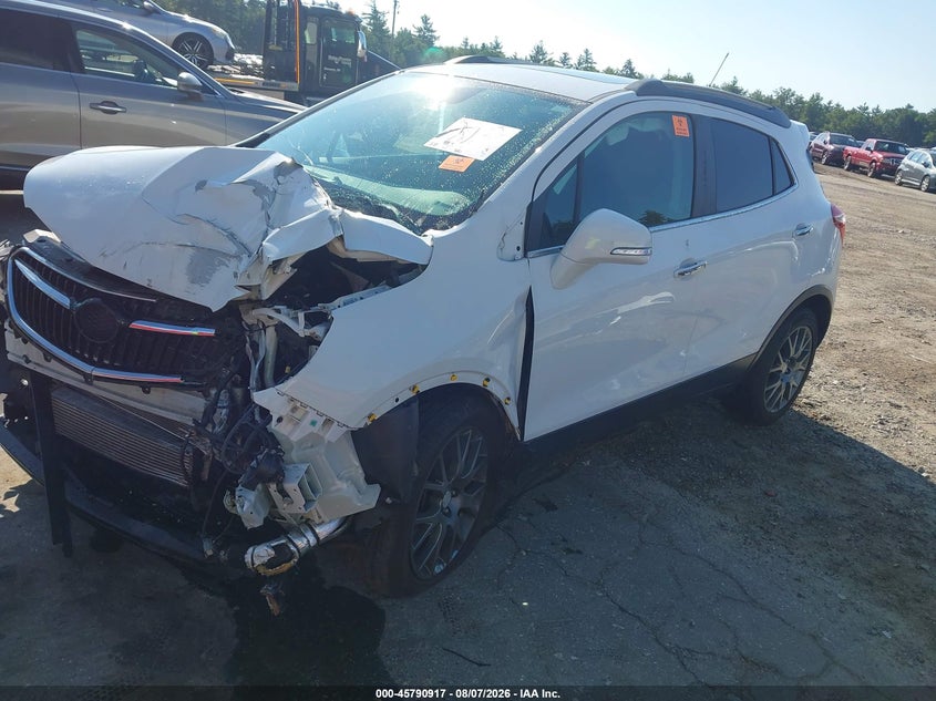 Vin: kl4cj2sm3kb705124, lot: 46289748, buick encore awd sport touring 20192