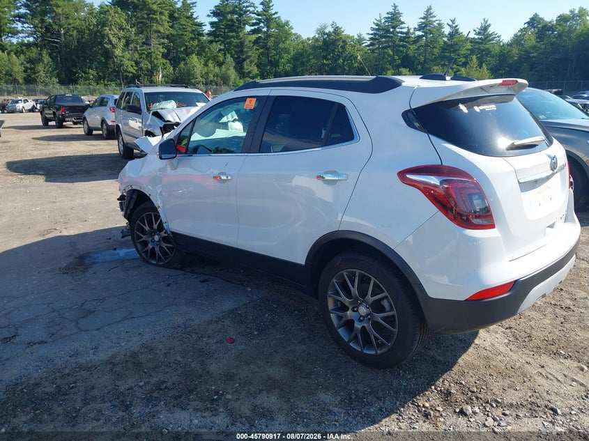 Vin: kl4cj2sm3kb705124, lot: 46289748, buick encore awd sport touring 20193
