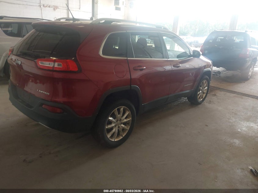 Vin: 1c4pjmdb8ew315650, lot: 46289813, jeep cherokee limited 20144