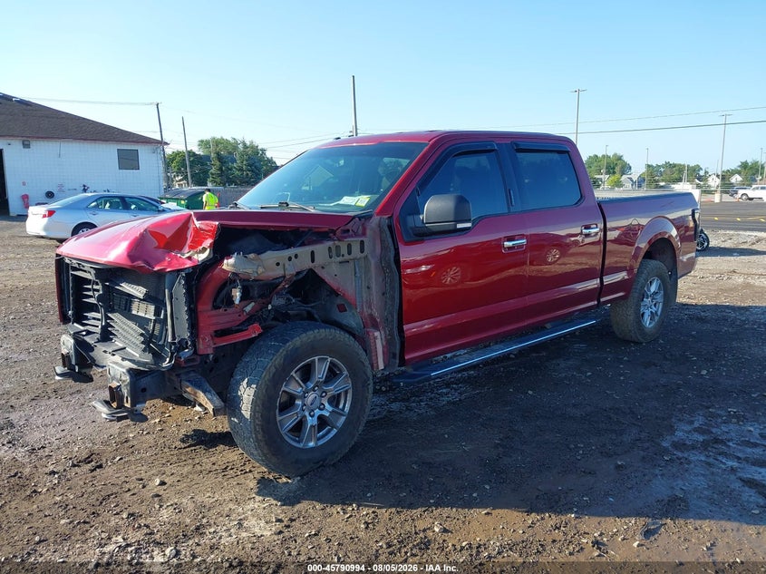 Vin: 1ftfw1ef4ffb84814, lot: 46289825, ford f-150 xlt 20152