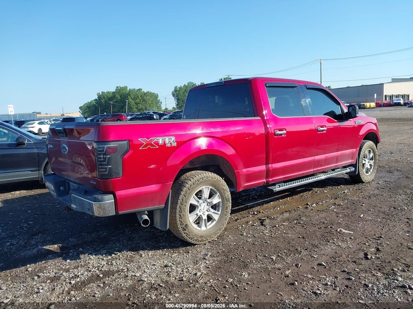 Vin: 1ftfw1ef4ffb84814, lot: 46289825, ford f-150 xlt 20154