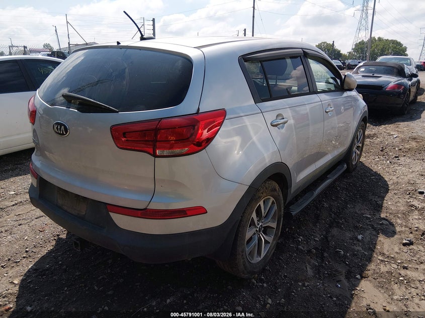 Vin: kndpb3acxe7656403, lot: 46289832, kia sportage lx 20144