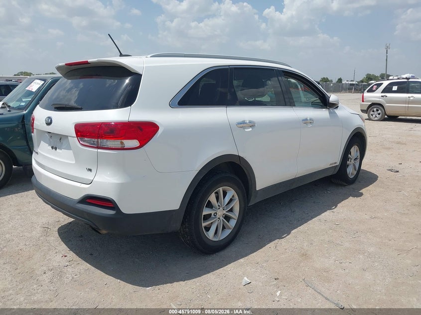 Vin: 5xypgda5xgg130500, lot: 46289840, kia sorento 3.3l lx 20164