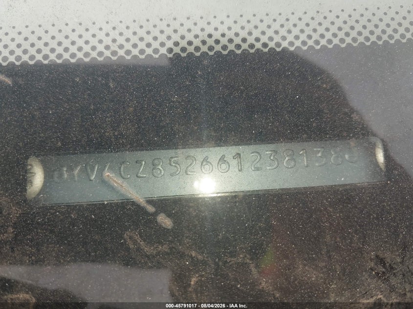 VOLVO XC90 2006 VIN YV4CZ852661238138
