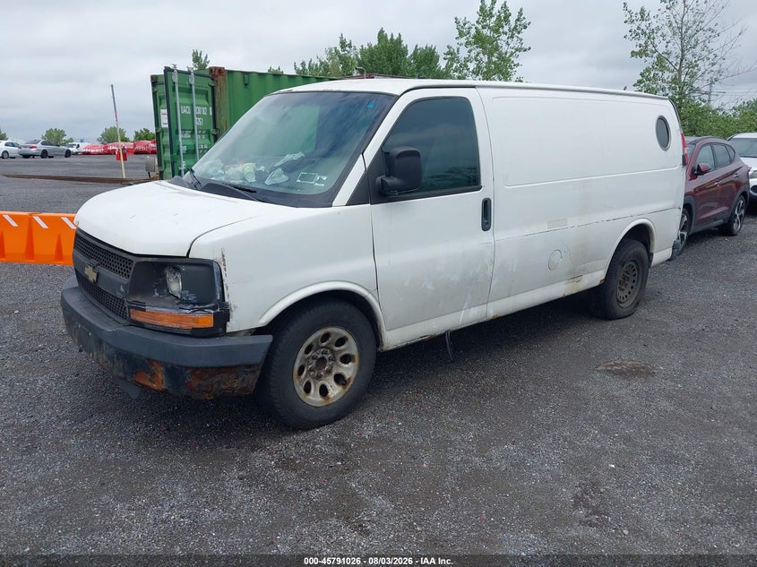 Vin: 1gcsgafx0c1120734, lot: 46289857, chevrolet express 1500 work van 20122