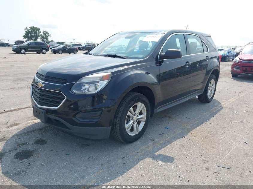 Vin: 2gnalbek0g6321613, lot: 46289894, chevrolet equinox ls 20162