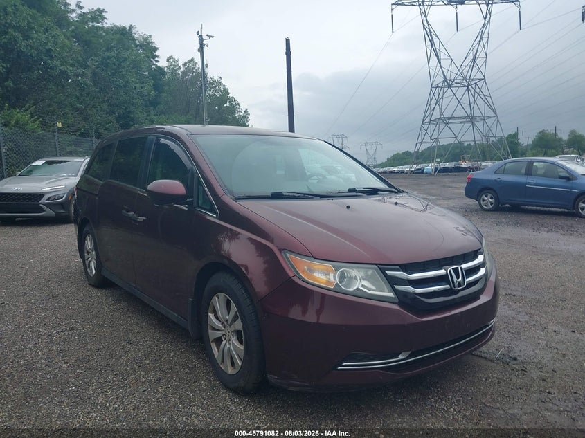 Vin: 5fnrl5h47eb114265, lot: 46289913, honda odyssey ex 2014 img_1