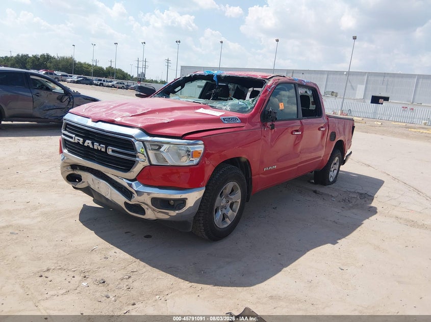Vin: 1c6rreft0kn851420, lot: 46289922, ram 1500 big horn/lone star  4x2 5'7 box 20192