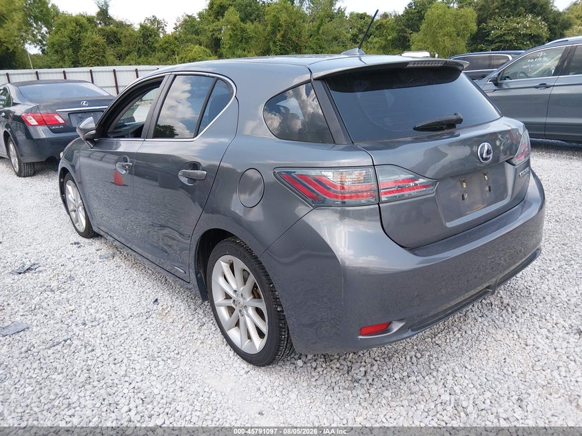 Vin: jthkd5bh2c2061404, lot: 46289928, lexus ct 200h premium 20123