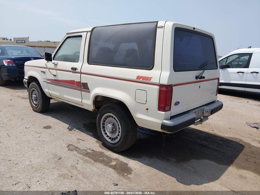 1989 FORD BRONCO II auction photo 3