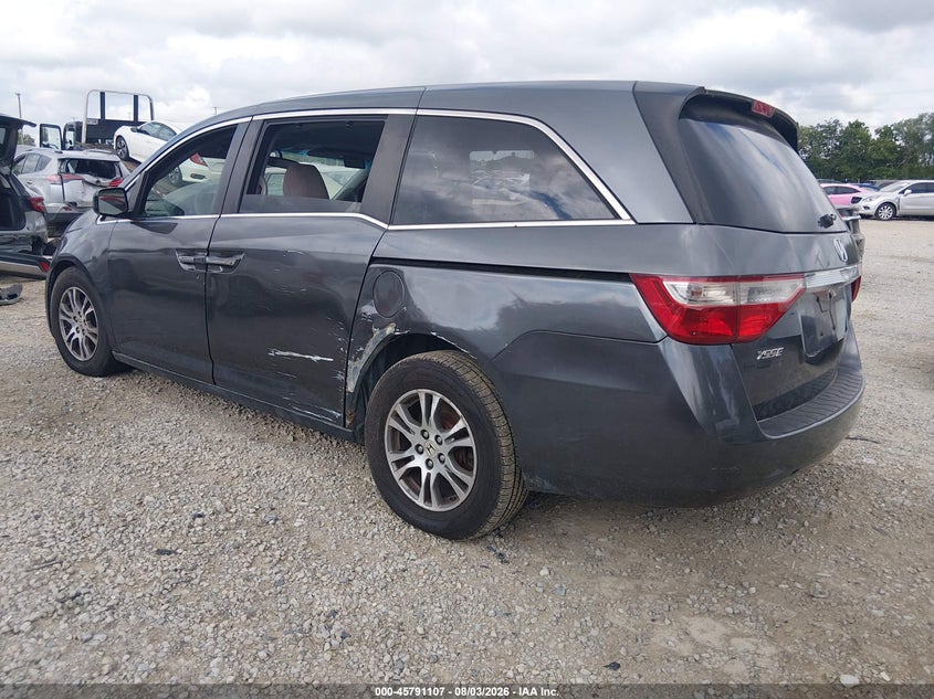 Vin: 5fnrl5h49cb059265, lot: 46289938, honda odyssey ex 20123