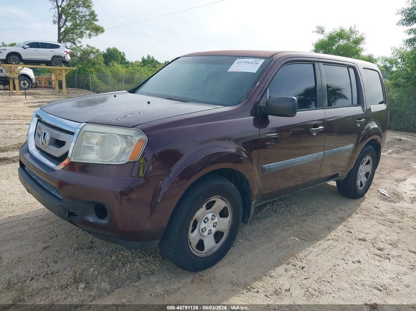 Vin: 5fnyf3h29bb048996, lot: 46289957, honda pilot lx 20112
