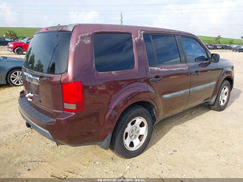 Vin: 5fnyf3h29bb048996, lot: 46289957, honda pilot lx 20114