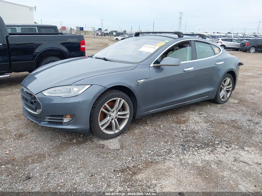 2013 TESLA MODEL S auction photo 2