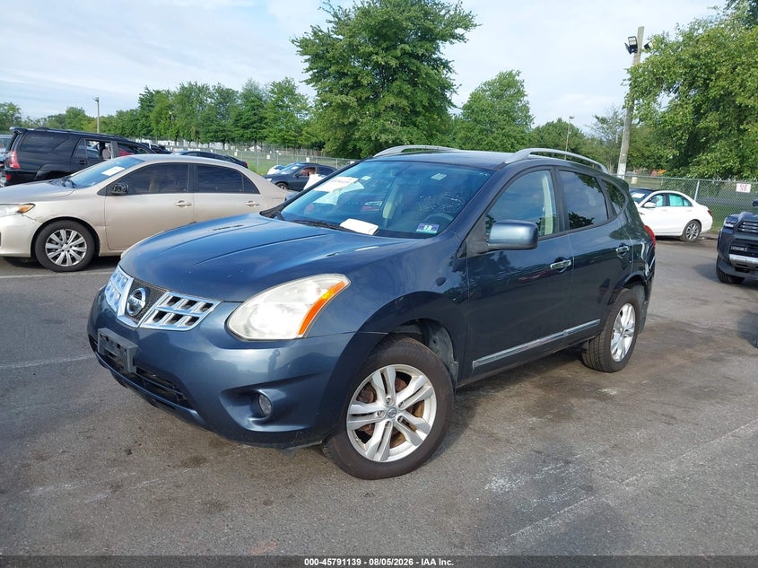 Vin: jn8as5mv2dw615240, lot: 46289970, nissan rogue sv 20132