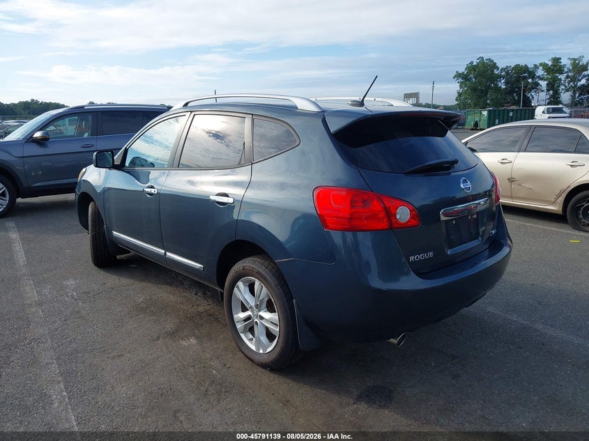 Vin: jn8as5mv2dw615240, lot: 46289970, nissan rogue sv 20133