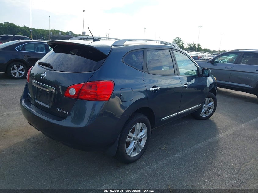Vin: jn8as5mv2dw615240, lot: 46289970, nissan rogue sv 20134