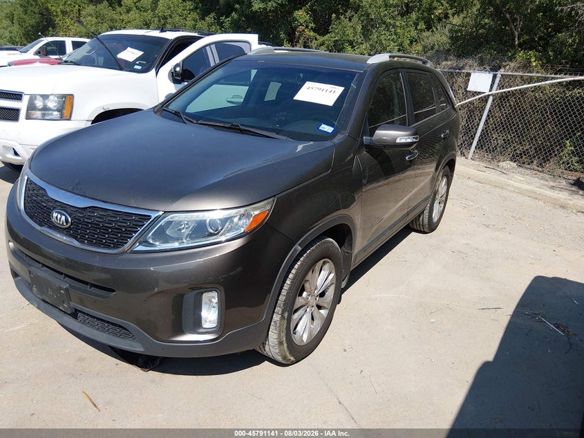 Vin: 5xyku4a75fg631684, lot: 46289971, kia sorento ex v6 20152