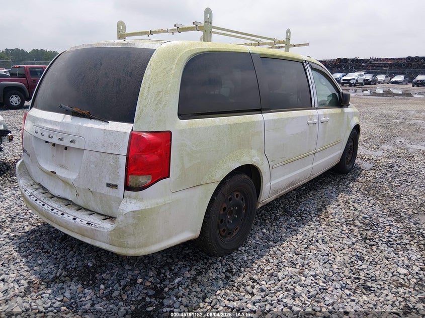 Vin: 2c4rdgbg8fr605560, lot: 46290013, dodge grand caravan se 20154