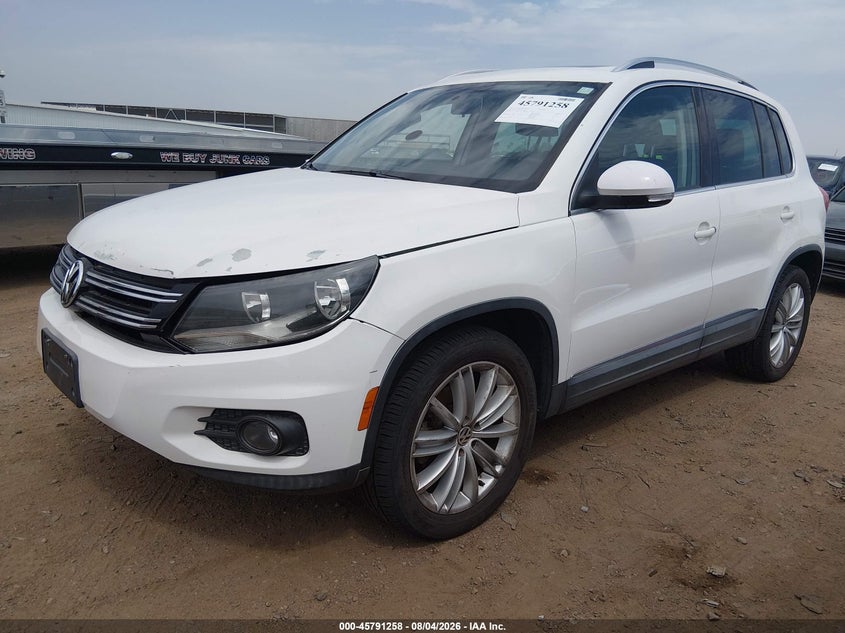 Vin: wvgav7ax6dw551011, lot: 46290089, volkswagen tiguan se 20132