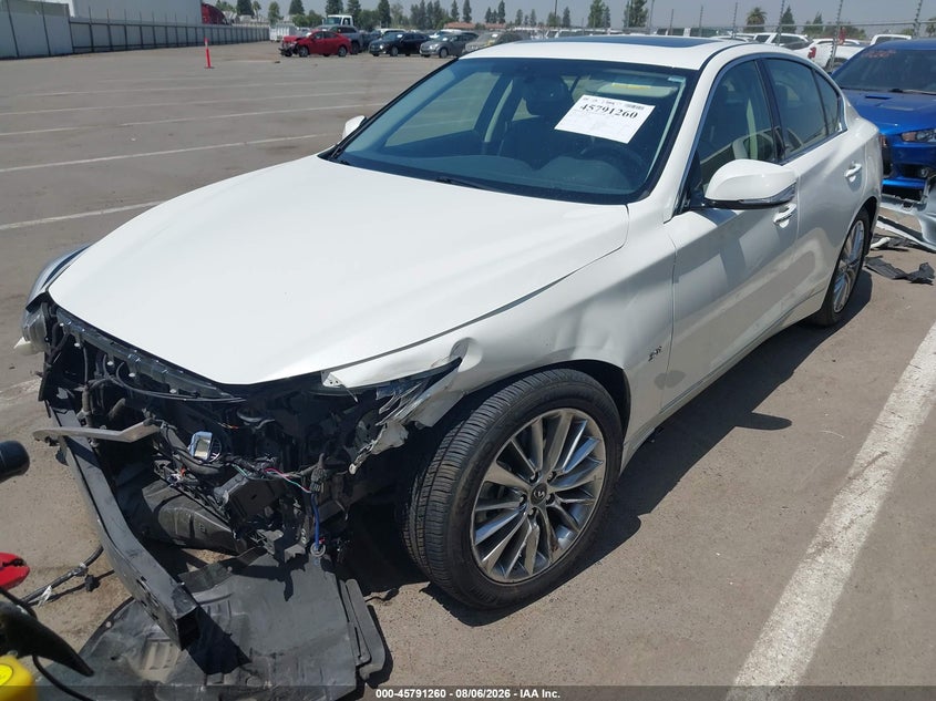 Vin: jn1ev7ap4jm357982, lot: 46290091, infiniti q50 3.0t luxe 20182