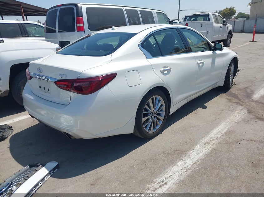 Vin: jn1ev7ap4jm357982, lot: 46290091, infiniti q50 3.0t luxe 20184