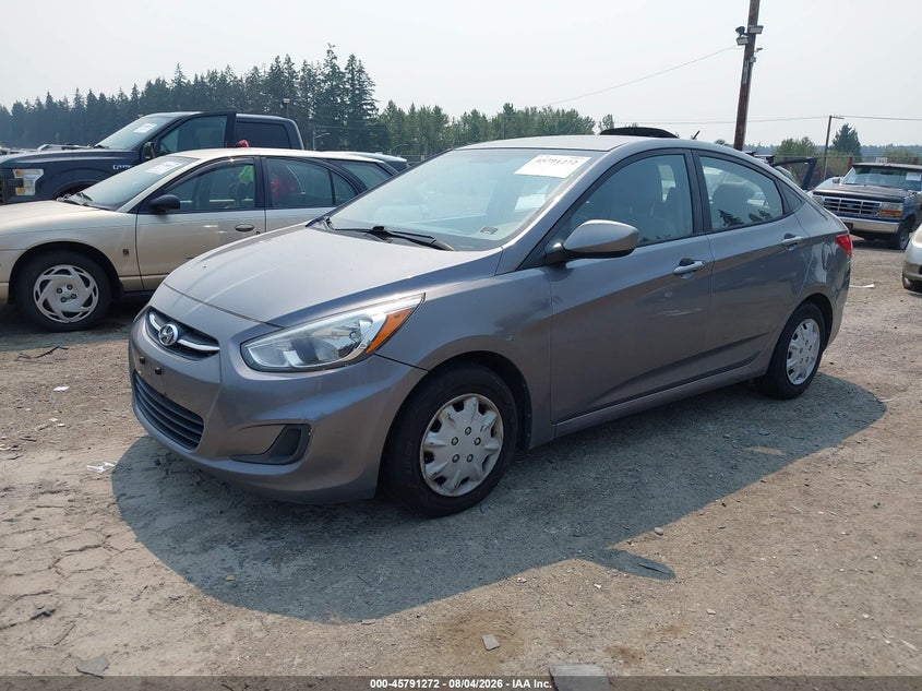 2015 Hyundai Accent, Обычный износ, IAAI, VIN KMHCT4AE9FU931129 — фото 2
