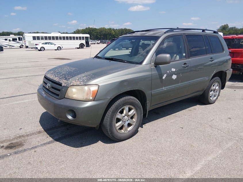 2007 TOYOTA HIGHLANDER SPORT UTILITY VEHICLE 3.3L V-6 DOHC, VVT, 215HP