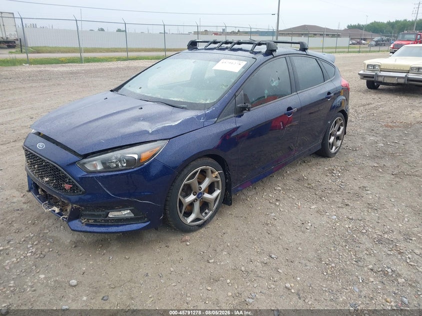 Vin: 1fadp3l91hl302468, lot: 46290109, ford focus st 20172
