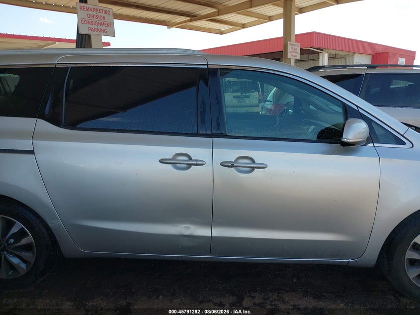 KIA SEDONA 2015 VIN KNDMC5C1XF6080875