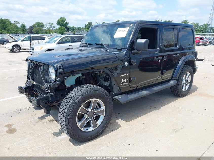 Vin: 1c4hjxeg9mw801334, lot: 46290129, jeep wrangler unlimited sahara 4x4 20212
