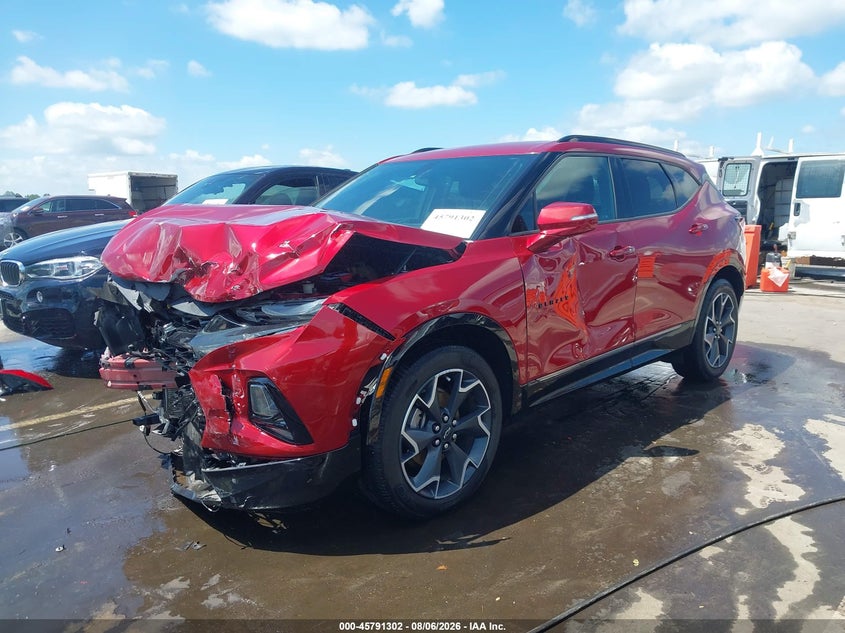 Vin: 3gnkbers6ks643010, lot: 46290133, chevrolet blazer rs 20192