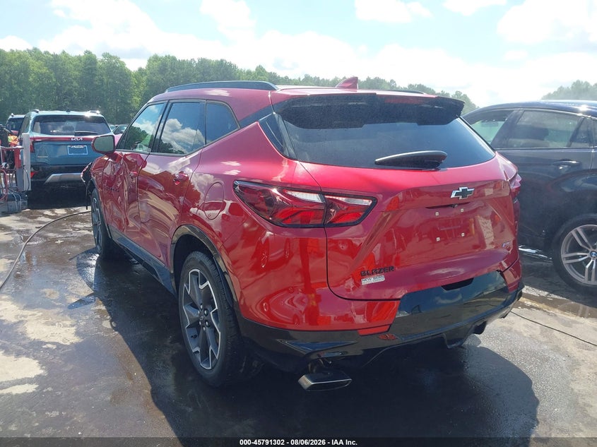 Vin: 3gnkbers6ks643010, lot: 46290133, chevrolet blazer rs 20193